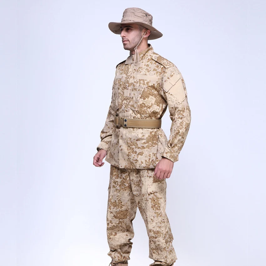 Traje del Ejército de EE. UU. Para hombre, uniforme militar de camuflaje Multicam, chaqueta de caza y pantalones, ropa de combate táctico Azul Marino - imagen 2