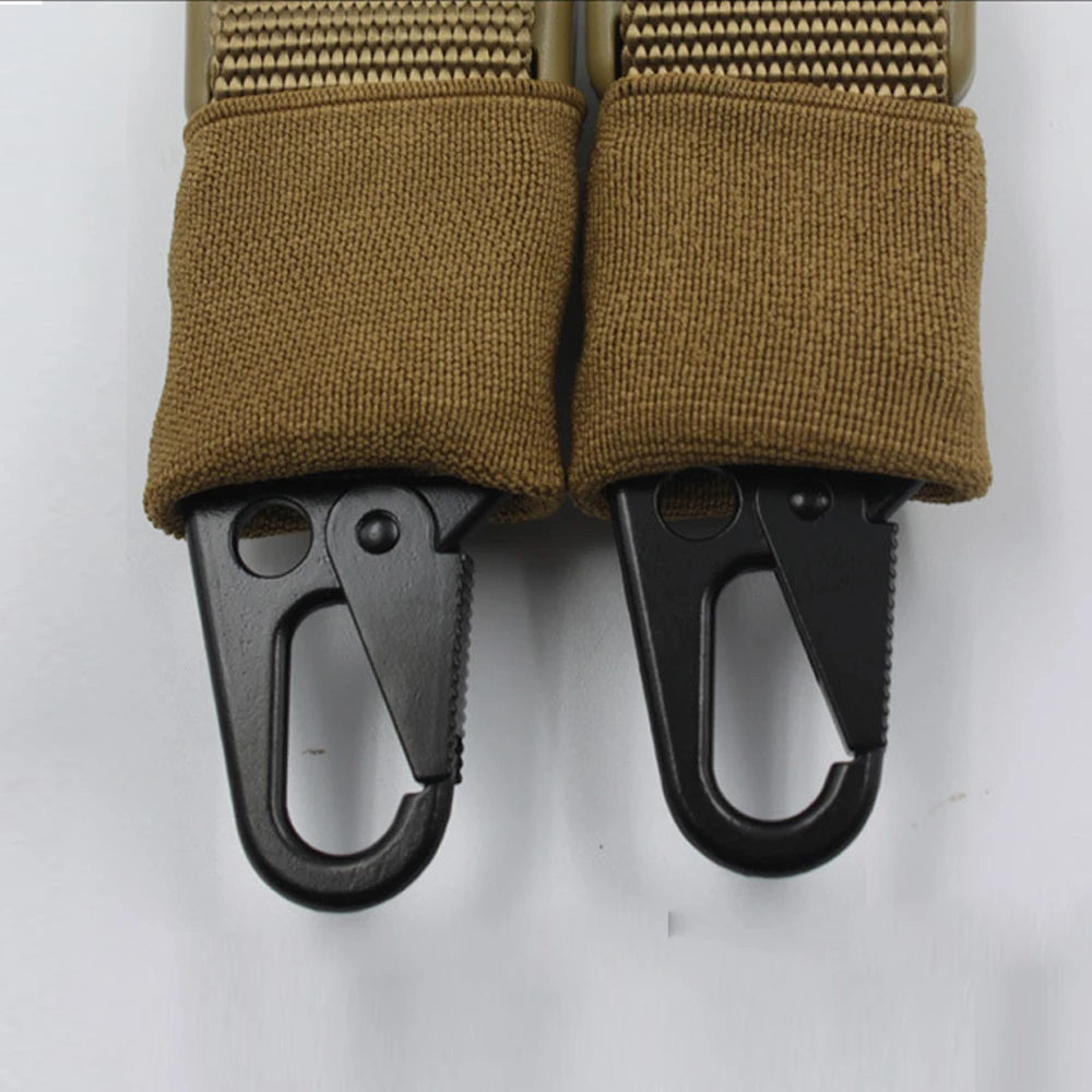 Nuevo Eslinga táctica para Rifle de dos puntos, correa de nailon pesado para caza, soporte para Airsoft, eslinga para Rifle Bungee, hebilla de Metal QD - imagen 5