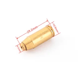 .40 Laser Bore Sighter Collimador láser Boresighter de cartucho calibre.40 Cal