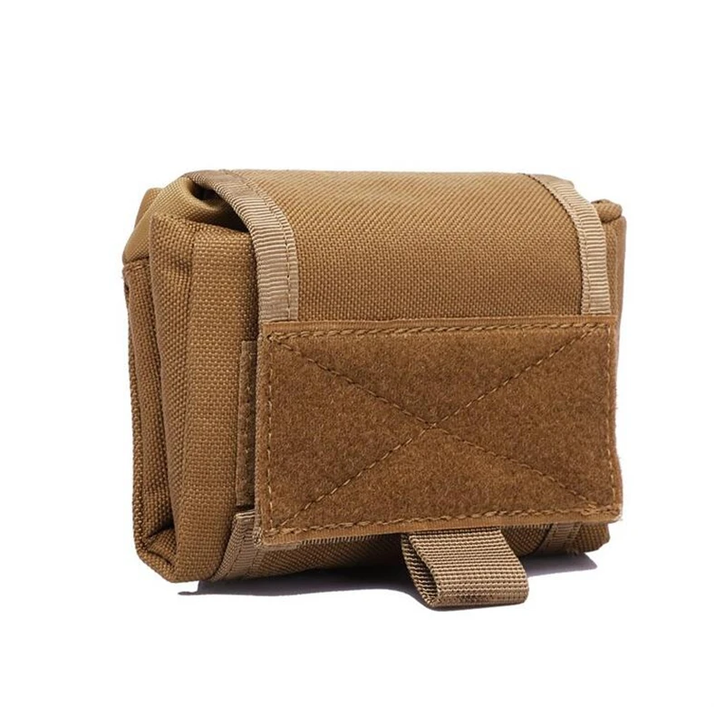 Bolsa de basura táctica Molle para recuperación de munición, bolsa de cintura para herramientas plegables AR 15 M4 M16 AK47, Airsoft EDC para caza - imagen 5