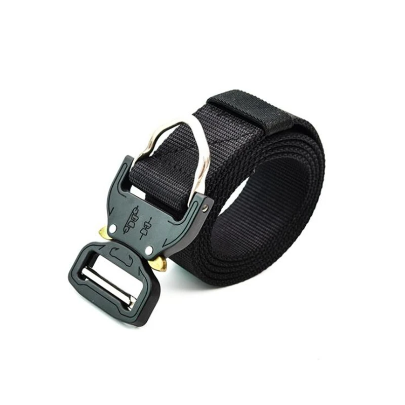 Cinturón táctico para hombre y mujer, cinturón de nailon para deportes al aire libre, correr, ocio, montañismo, equipo de entrenamiento de caza - imagen 4