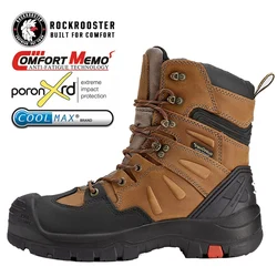 ROCKROOSTER Botas senderismo impermeables cuero tácticas senderismo trabajo
