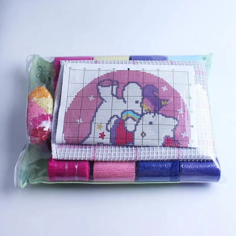 Smyrna-Kit de gancho de pestillo de flores, alfombrillas, cojín, almohada, manualidades DIY, cojín de flores, gancho de pestillo bordado, alfombra, paquetes de botones de costura - imagen 3