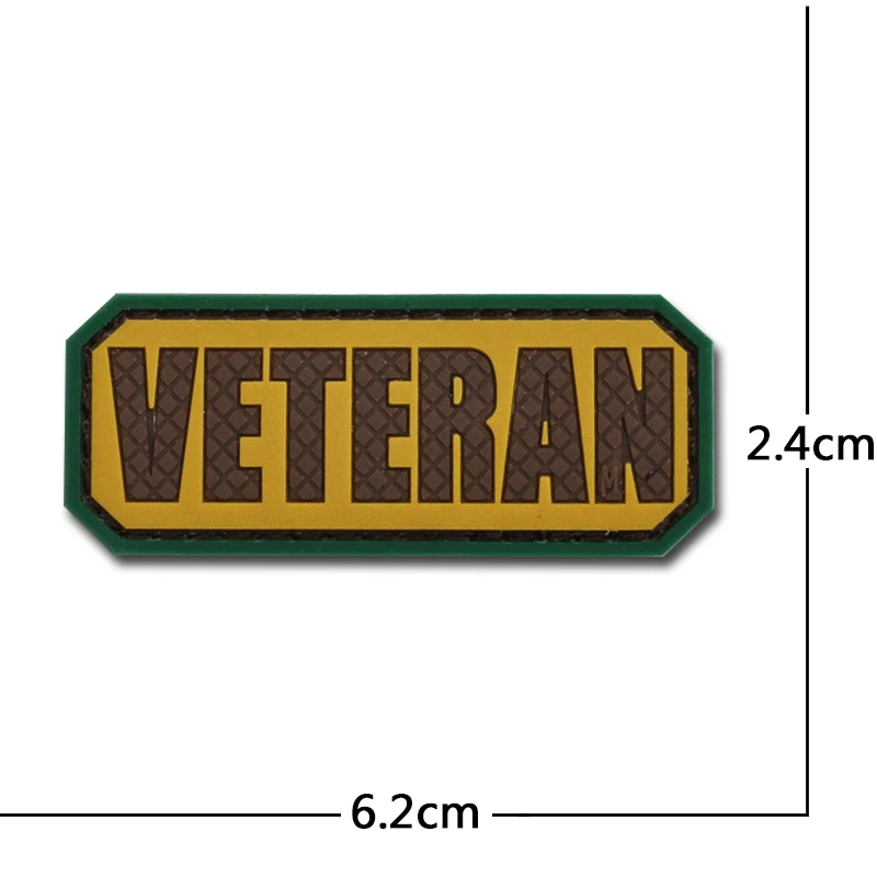 Parche de goma de PVC 3D de alta calidad, insignia de brazalete militar táctico, gancho, pegatinas de tela, aplique de emblema de hombro - imagen 4