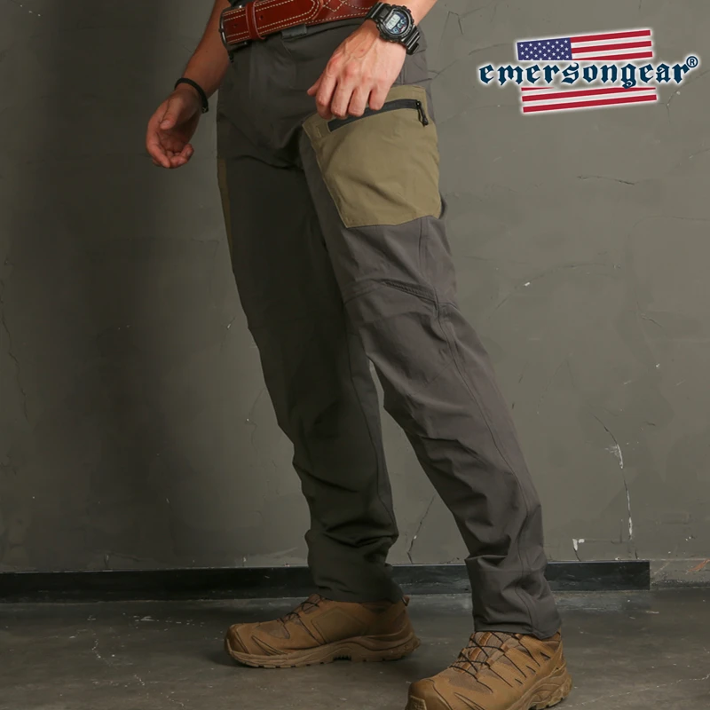 Emersongear pantalones tácticos pantalones estirados de secado rápido deportes al aire libre senderismo escalada Camping pantalones impermeables pantalones cortadores - imagen 5
