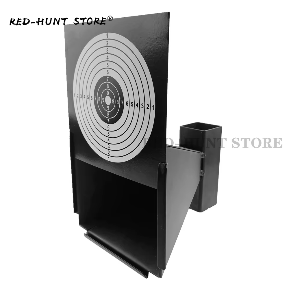 Papeles de objetivo de piezas 14x14 para pistola de Airsoft, accesorios de tiro de caza, 100 - imagen 2