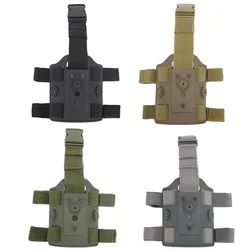 Funda táctica de muslo para pistola Glock 17 con plataforma MOLLE