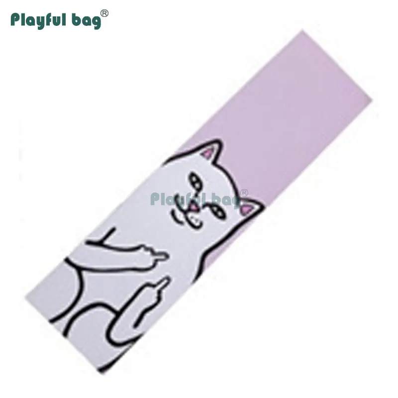 Bolsa juguetona 83*23cm monopatín de moda papel de lija DIY tablero basculante doble OS780 papel de lija antideslizante accesorios de monopatín AMB48 - imagen 5