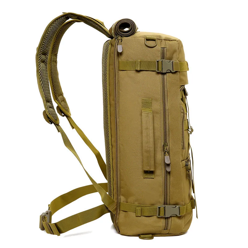 Mochila táctica de gran capacidad de 50L para hombre, equipaje de mano impermeable, bolso de hombro, Oxford, senderismo, Camping, bolsa de viaje - imagen 4