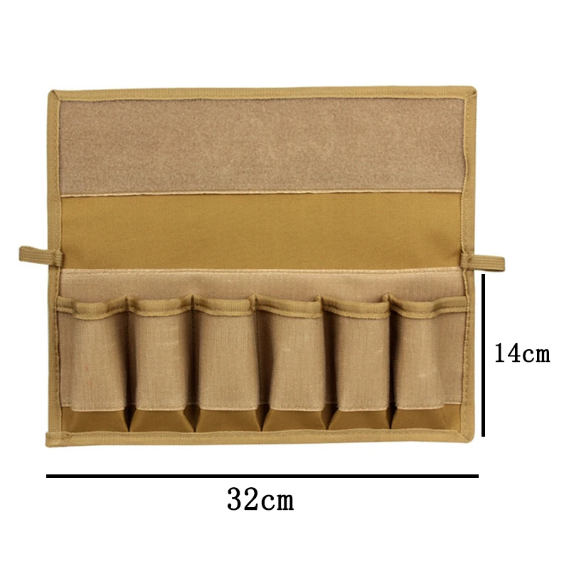 Bolsa de pistola táctica Molle de 9mm para Glock 17 19 22 1911 6 doble 12, bolsa de pistola magnética de nailon con correa para el hombro - imagen 2