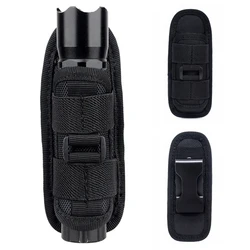 Funda táctica giratoria para linterna con sujeción cinturón caza