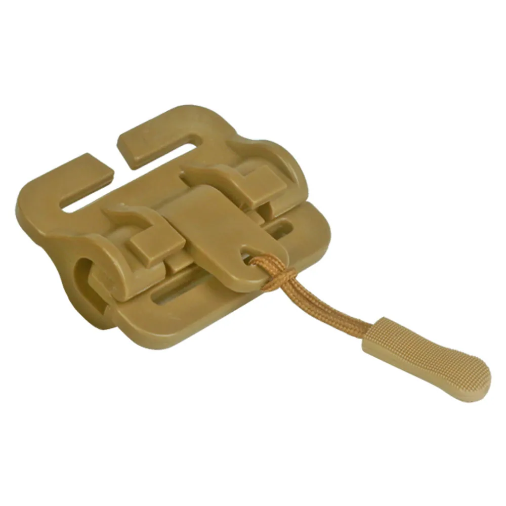 Tactifans Botón de hebilla de liberación rápida, hombro corto Molle para chaleco táctico, portador de placa, armadura ROC POM, accesorios de caza - imagen 2