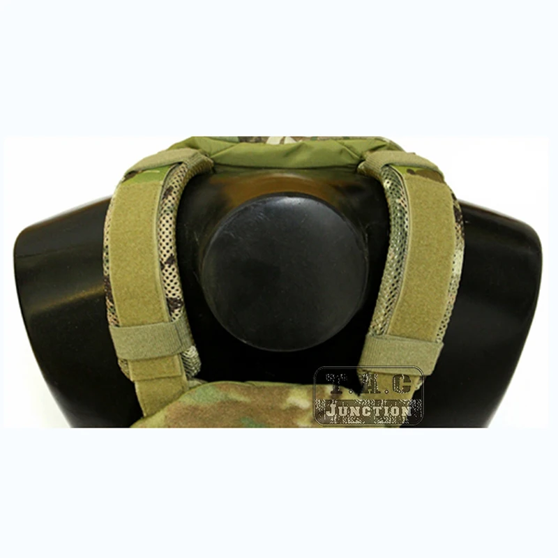 Almohadillas de hombro universales, chaleco táctico, portador de placa, ligero, transpirable, reemplazable, color verde, 1 par - imagen 4