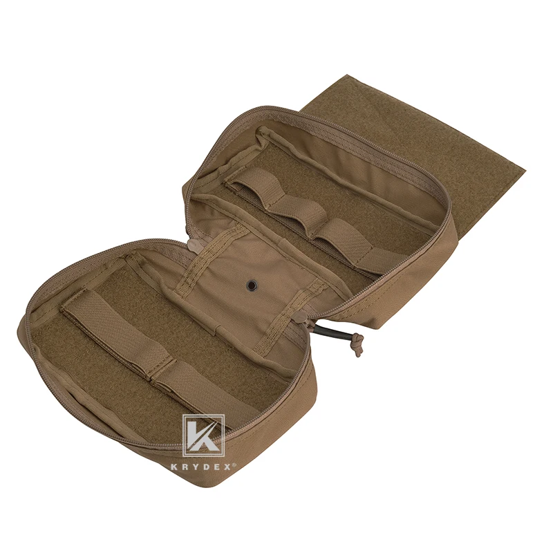KRYDEX-soporte táctico para múltiples misiones, bolsa con 3 uds. De inserciones para D3CR MK3 JPC, accesorios para el pecho, bolsa para colgar marrón Coyote - imagen 3