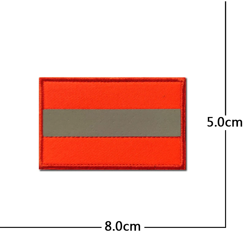 Parche Reflectante - Vista trasera