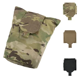 Bolsa táctica MOLLE Airsoft Multicam con sistema de caída plegable