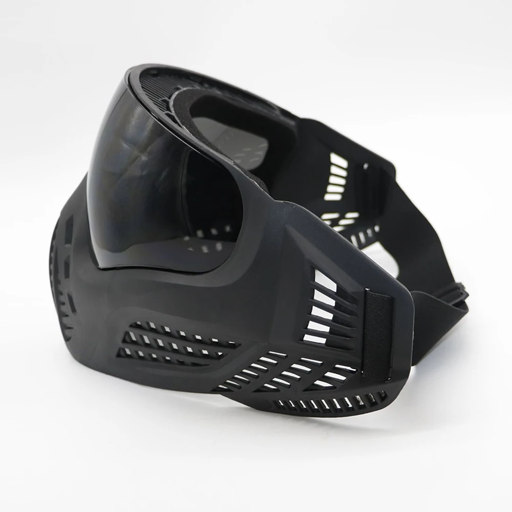 Máscara táctica de Paintball, máscara facial completa Airsoft, gafas de resistencia a impactos, protección, casco de combate de caza, máscaras - imagen 5