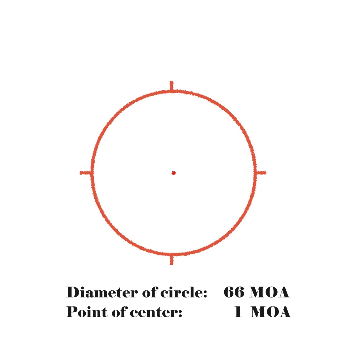 Skwoptics-mira holográfica 66MOA Rifle Scope, caza para riel Picatinny AR15, mira telescópica, - imagen 4