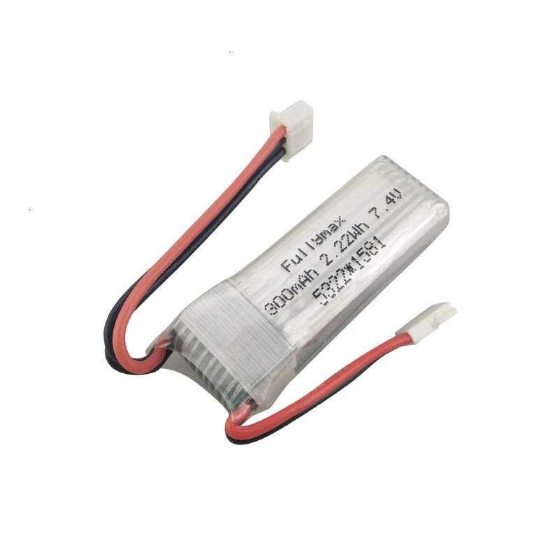 Batería Lipo de 7,4 V, 300mAh, 25C para XK DHC-2 A600 A700 A800 A430, batería de repuesto de 7,4 V para WLToys F959 RC avión RTF - imagen 5