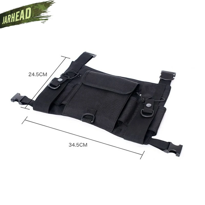Bolsa de herramientas multifunción, paquete de pecho de combate táctico, chaleco Molle, bolsa de pecho multiusos, mochila oculta antirrobo - imagen 2