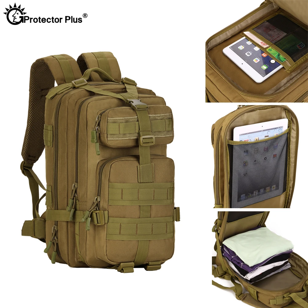 Mochila PROTECTOR PLUS 40L MOLLE, bolsa de carga de hombro, mochila de viaje impermeable, ajuste, bolsa de camuflaje de alta calidad - imagen 3