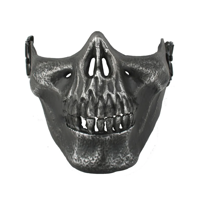 Emersongear-mascarilla táctica Cacique Skull, Media máscara Gen.3, decoración de vacaciones, máscaras faciales protectoras para la cabeza, deportes, senderismo, ciclismo - imagen 2