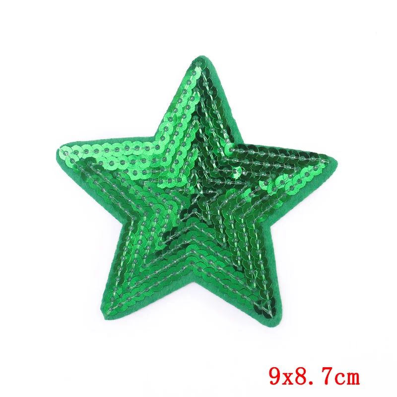 Parches bordados con lentejuelas y estrellas – para coser o planchar - imagen 5