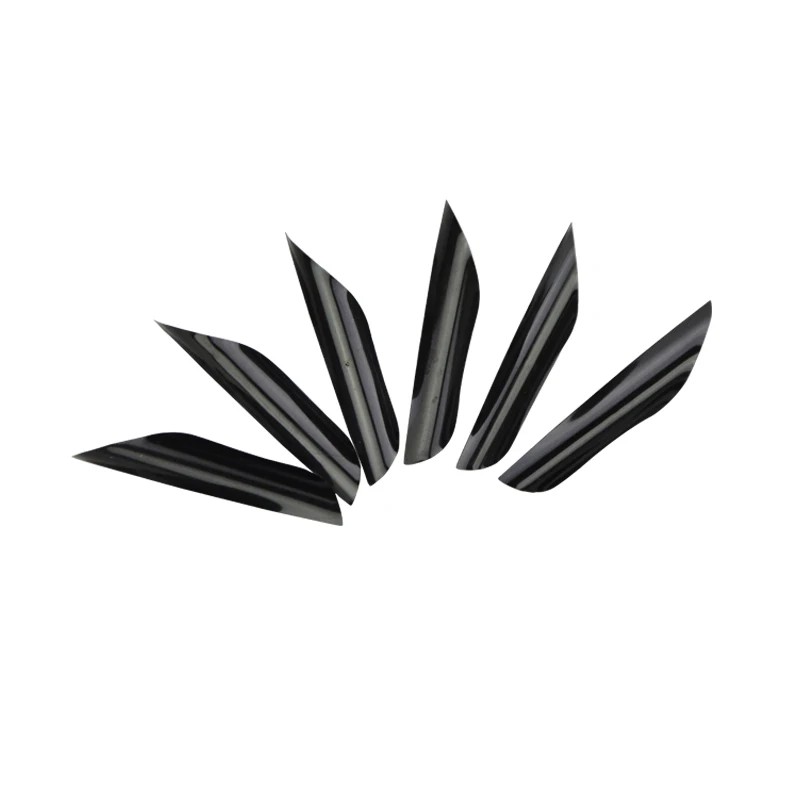 Decut-Flecha de aluminio de carbono para tiro con arco, accesorios para caza, pluma espiral, 1,75 pulgadas, DIY, 50 unidades - imagen 5