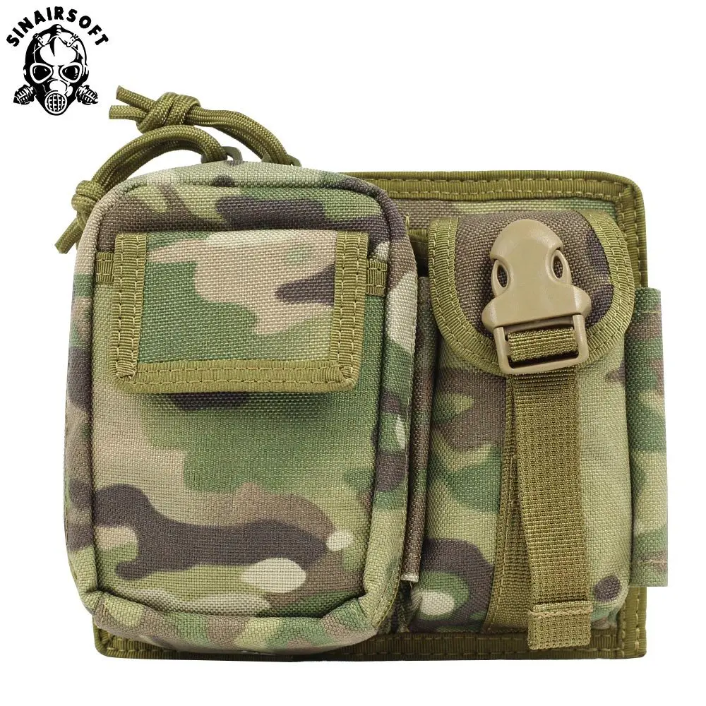 SINAIRSOFT-riñonera táctica Molle para hombre, bolso de nailon resistente al agua, multifunción, informal, pequeño, para teléfono móvil y caza - imagen 2