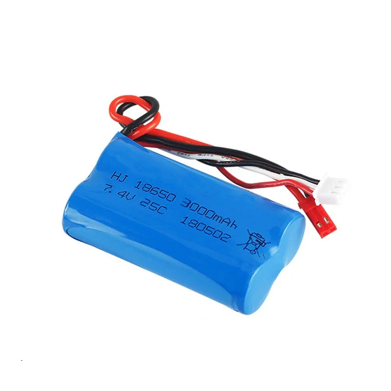 Cargador de batería recargable 7,4 V 3000MAH 18650 para UD1601 UD1602 SG1603 SG1604 1:16 control remoto accesorios planos para coches deportivos - imagen 5