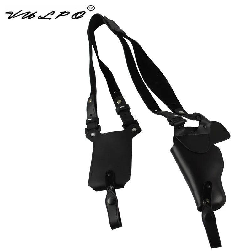 VULPO Funda de hombro de cuero de alta calidad con bolsa de magzina para pistola QSZ 92 - imagen 3