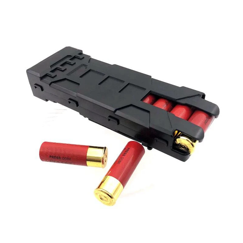 Bolsa para munición táctica Molle, 10 rondas, 12GA, 12 calibres, estuche de recarga de escopeta, bolsas para revistas, portador de caja, soporte para equipo de caza - imagen 4