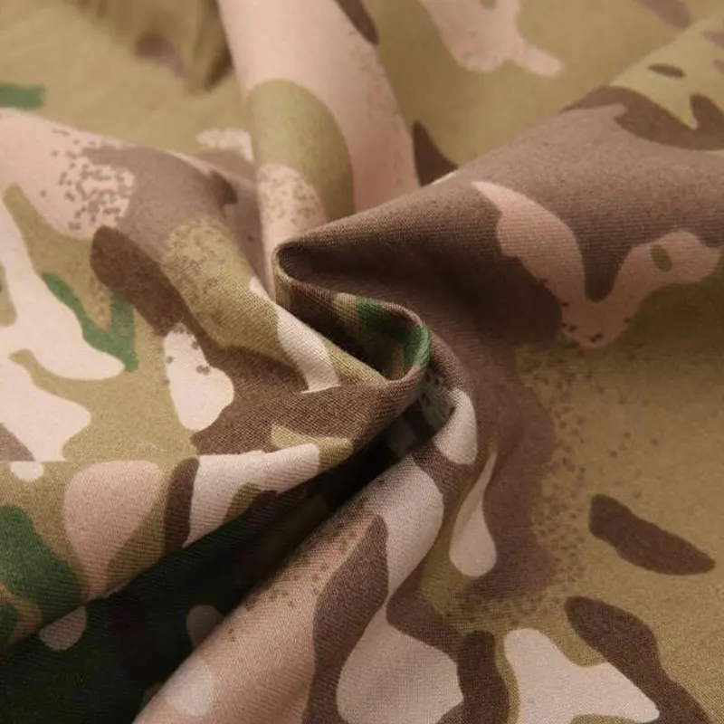 Tela de camuflaje de 1,5 M de ancho para uniforme de oficial militar, Material de algodón, sarga caqui, poliéster, PC - imagen 5