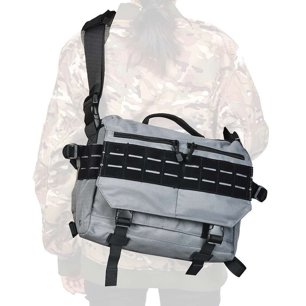 Bolso de mensajero táctico de entrega rápida, mochila de doble toque con marco interno, paquete de equipaje, accesorios de Paintball, 12L - imagen 4