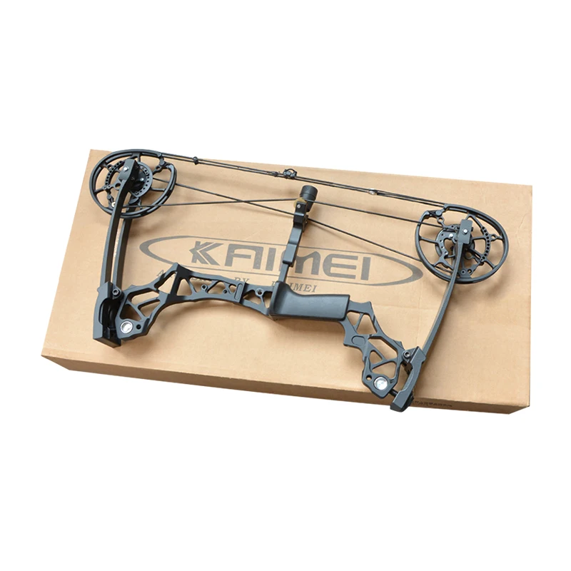 Arco de tiro con arco compuesto para caza, tirachinas de 40-60 libras, cazador adulto con reposaflechas para Flecha, bola de acero, tiro de doble propósito - imagen 3