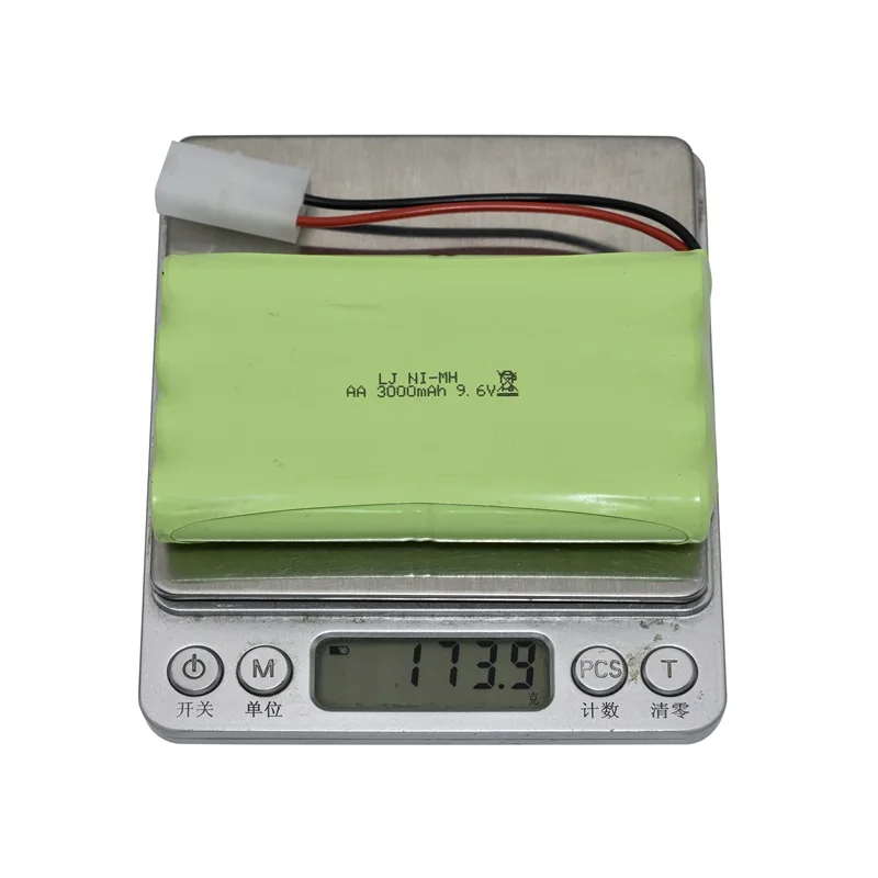 Batería NiMH de 9,6 v y 3000mah para coche de juguete teledirigido, para tanques, trenes, Robot, barco, pistola, Ni-MH, AA, 2400mah, 9,6 v, recargable, 1 ud. - imagen 5