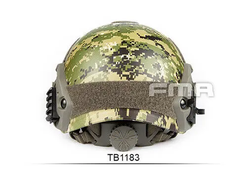 FMA AOR2 Jungle Digital caza, casco táctico de paintball al aire libre perforado/no perforado - imagen 3