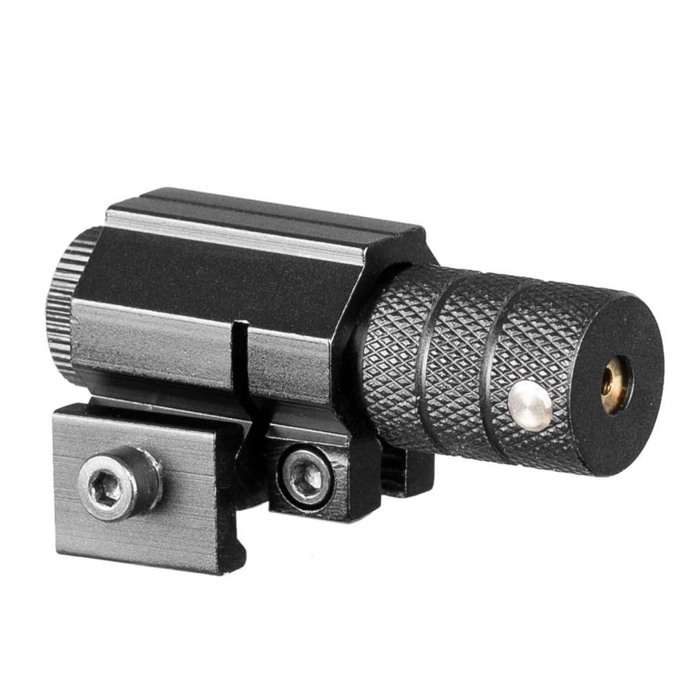 2025 FIRE WOLF táctico punto rojo Mini mira láser roja con interruptor trasero alcance pistola alargar rata cola caza óptica carril láser - imagen 5