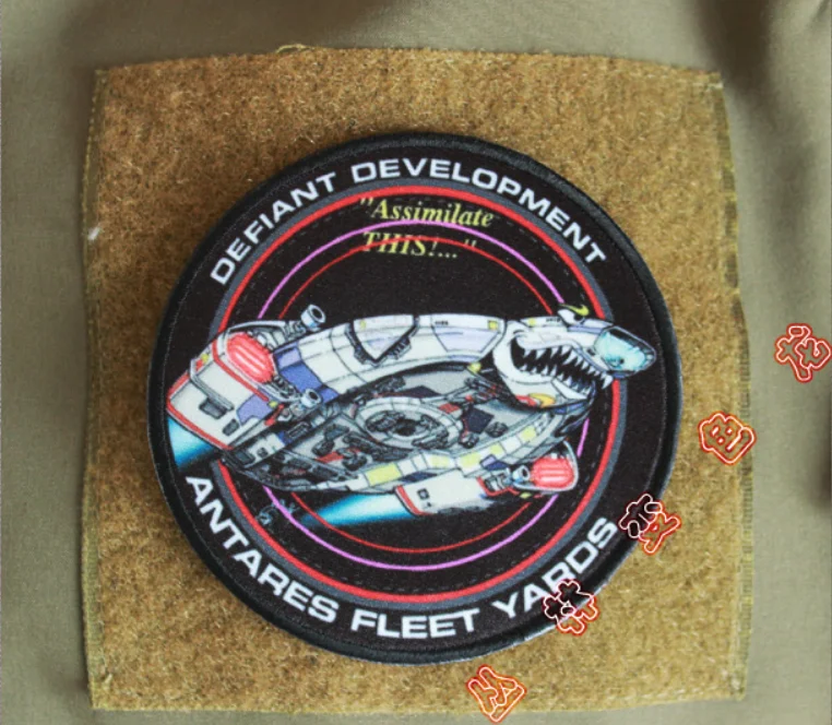 Parches con estampado de nave espacial, proyecto de clase Regent, nave espacial Trek para ropa, brazalete de estrellas DIY para ropa, chaqueta, bolsa, decoración - imagen 5