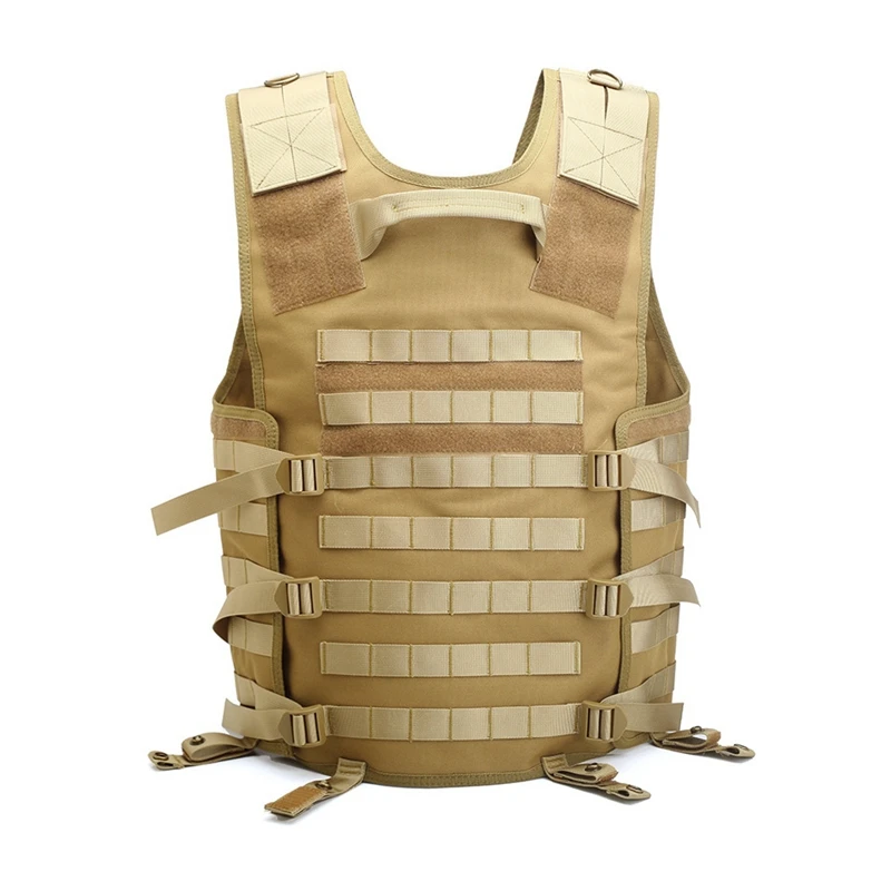 Chaleco Molle de camuflaje táctico militar de alta calidad para caza, armadura corporal de juego de guerra, chaleco protector CS para Airsoft al aire libre - imagen 3