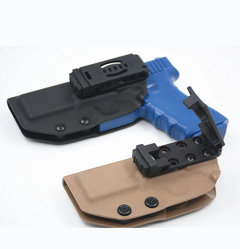 Kydex-funda de transporte OWB para Glock 17, 19, 22, 23, 25, 26, 27, 28, 31, 32, 33, gen 3, 4, 5, funda de cintura exterior, Clips rápidos para cinturón - imagen 3