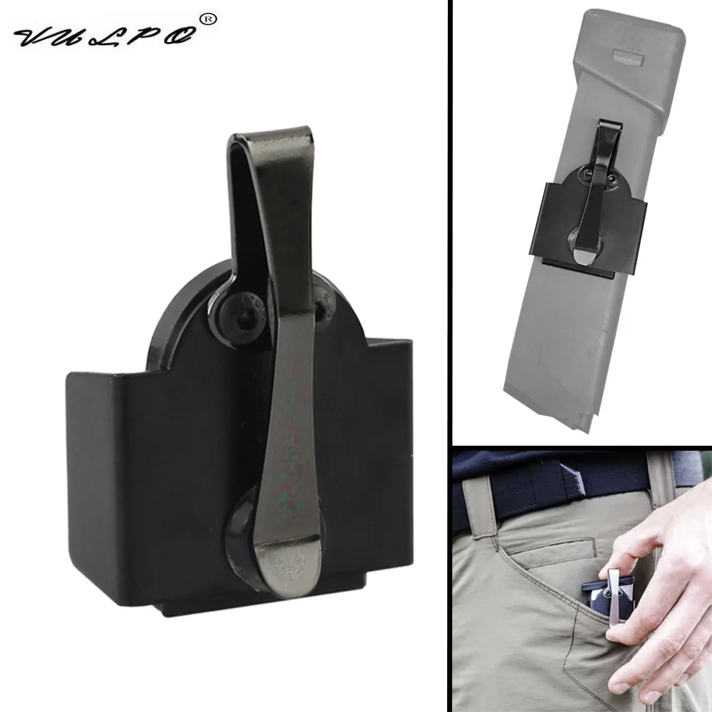 VULPO-soporte magnético de bolsillo, accesorio de acero para caza y Paintball, 9mm/.40 S & W, nuevo