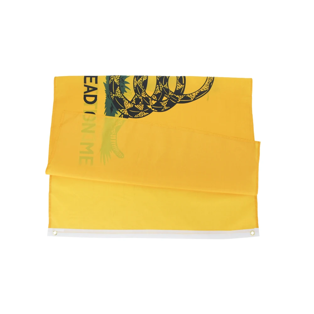 3x5Fts Tea Party Serpiente de cascabel Bandera de Gadsden Libertad o la muerte No marcan en mí Sin paso en Snek - imagen 4