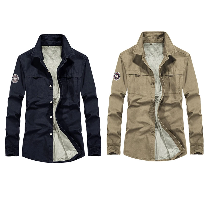 Otoño Invierno Anti-Corte resistente a puñaladas hombres moda camisa autodefensa tácticas militares Invisible policía SWAT FBI ropa de seguridad - imagen 4