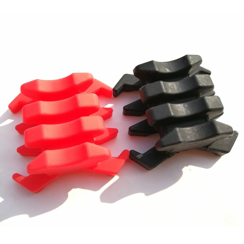 Estabilizador de extremidades de arco compuesto de caza, estabilizador con forma de cangrejo, Amortiguador de vibración de goma, Reduce la vibración y el ruido, 2 uds. - imagen 3