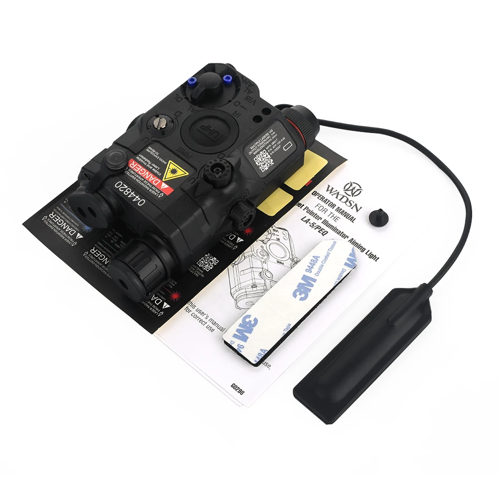 WADSN-MIRA LÁSER PEQ15, punto rojo, IR, PEQ, LA-5C, UHP, arma, linterna, Armas, PEQ15, lámpara de explorador blanca - imagen 4