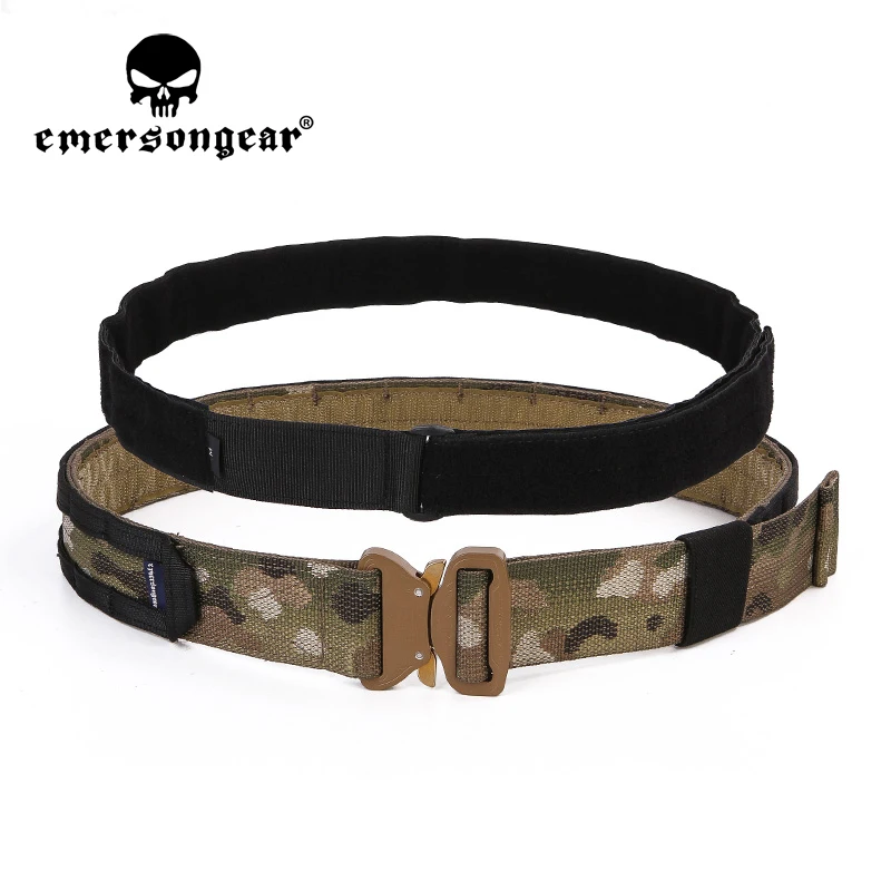Emersongear táctico 1,75 pulgadas, cinturones de combate MOLLE de una pieza, pretina de servicio, correa de cintura para acampar, senderismo al aire libre, deportes Airsoft de nailon - imagen 2