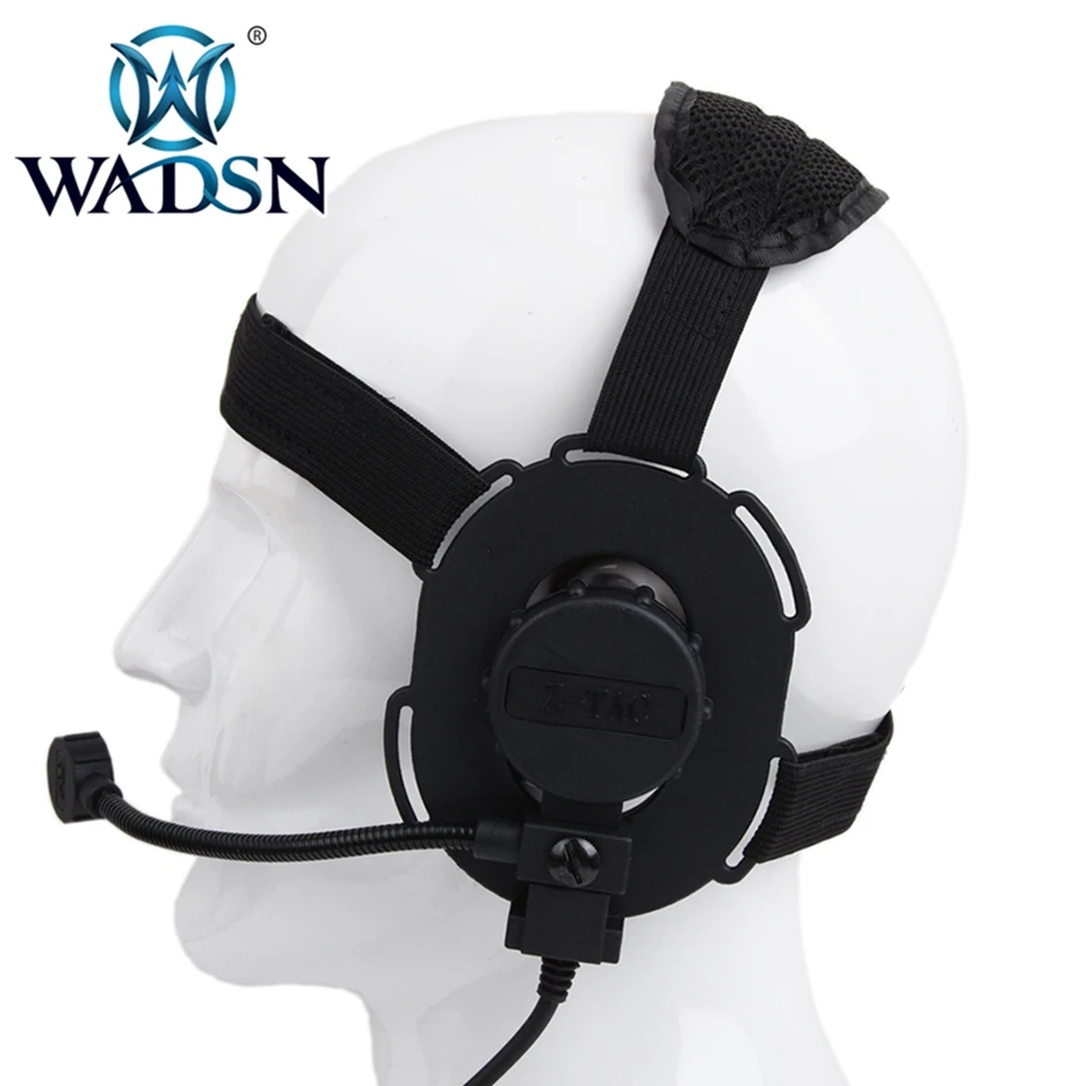 WADSN-auriculares inalámbricos Bowman Evo III Softair, audífonos Airsoft + Push To Talk U94, adaptador táctico PTT Kenwood WZ183 - imagen 4
