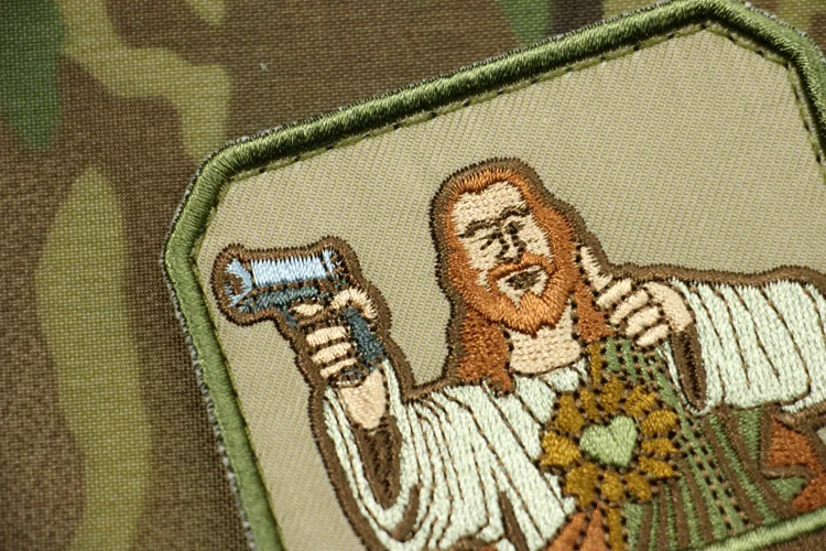 I'M A LEAD FARMER parche divertido del ejército de combate militar táctico de EE. UU., ¿qué dispararía Jesús? WWJS US ARMY - imagen 5