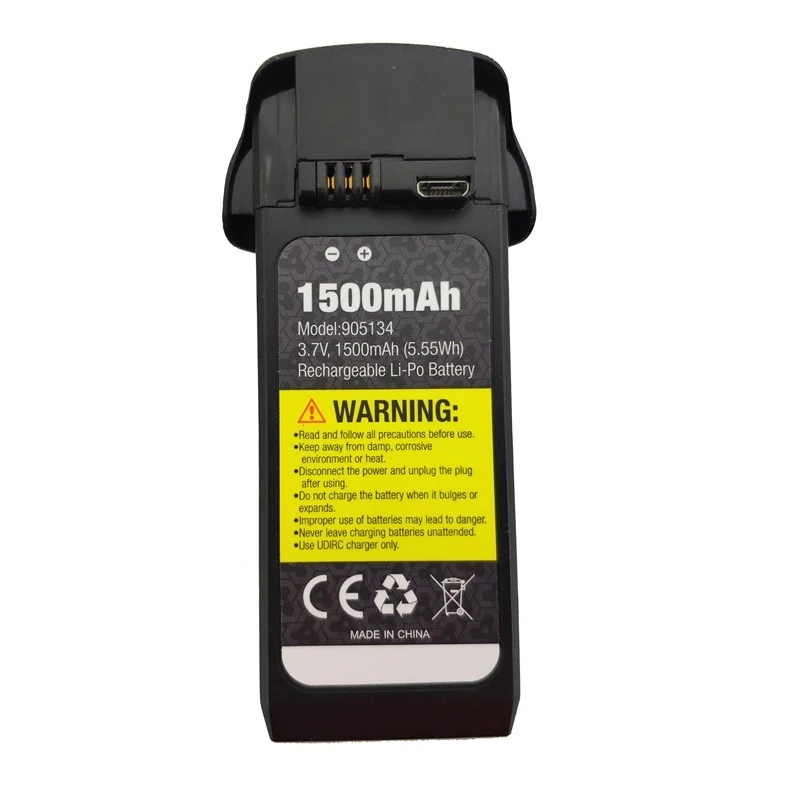 Juegos de cargadores de batería para Dron, 3,7 V, 1500mAh, para U52G D50, 5.55WH, recambios de cuadrirrotor RC para batería Lipo U52G D50 905134 - imagen 4